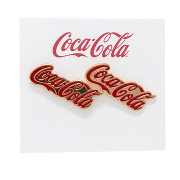 Coca-Cola? Classic Logo Script Stud Earrings
