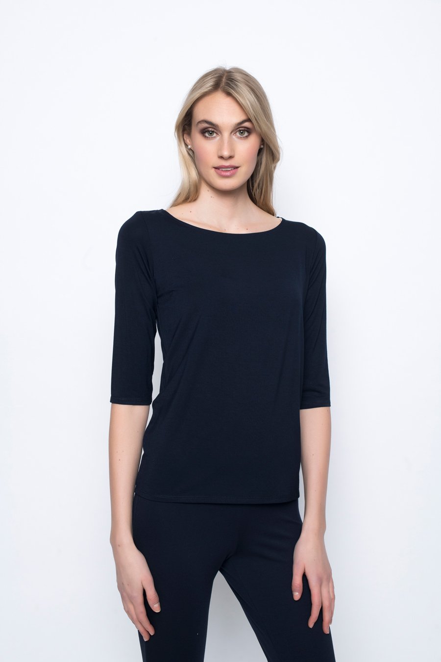 Sleeve Boat Neck Top