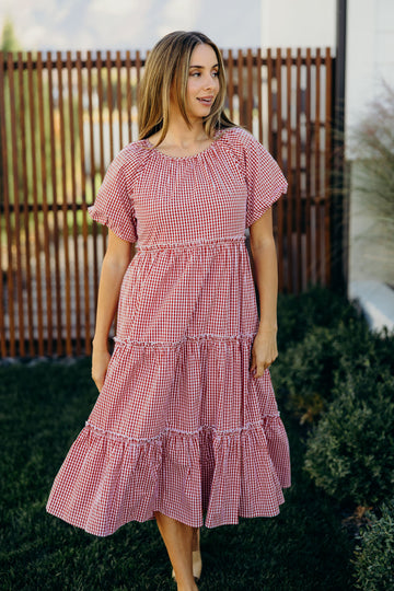 THE SERENA IN RED CHECK