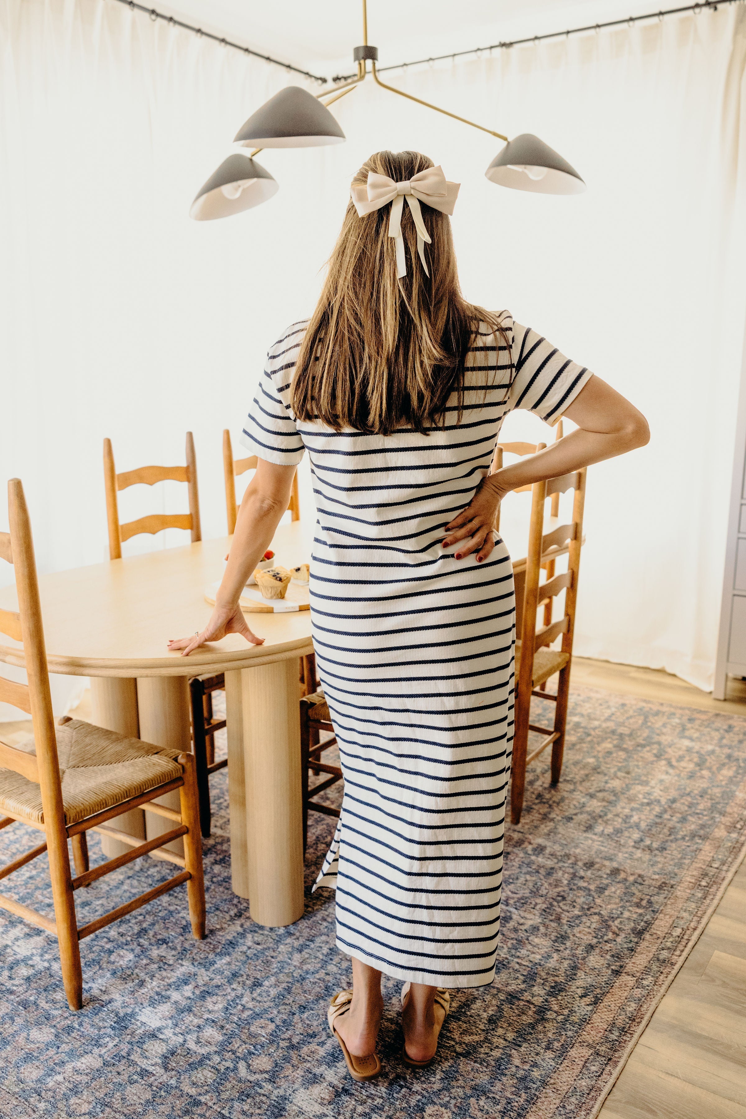 THE JETT IN NAVY STRIPED