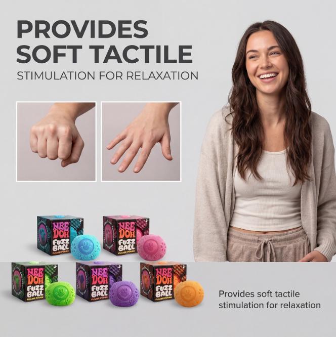 NeeDoh Smile Fully Flower Cute & Squishy Stress Reliever