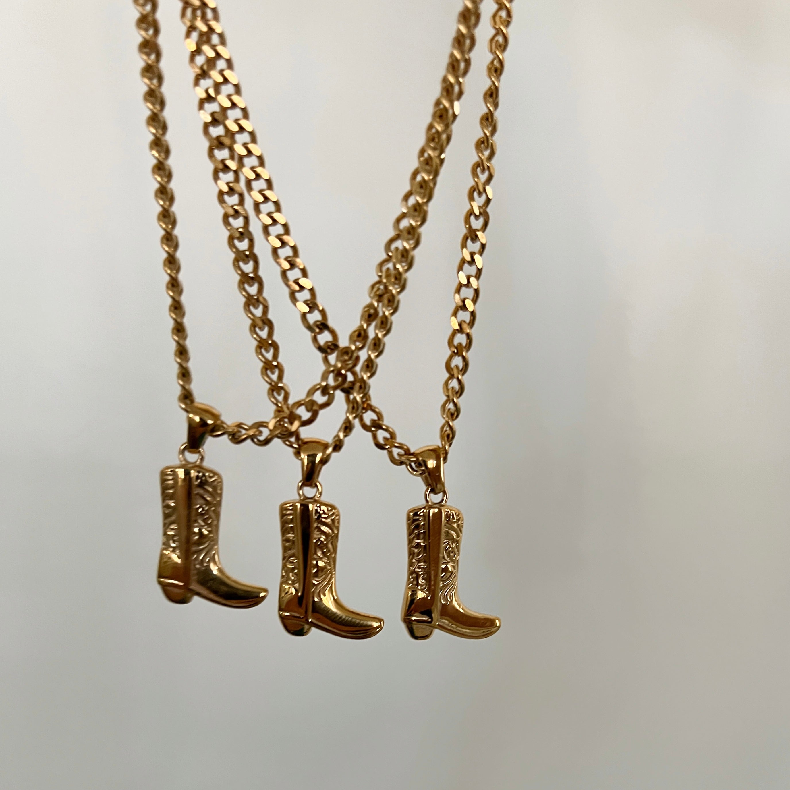 COWGIRL BOOT NECKLACE