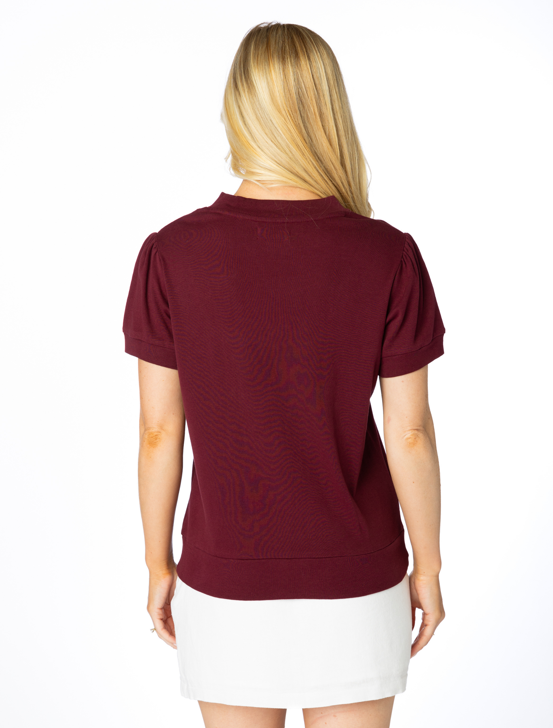 The Texas A&M Glitter Script Short Sleeve