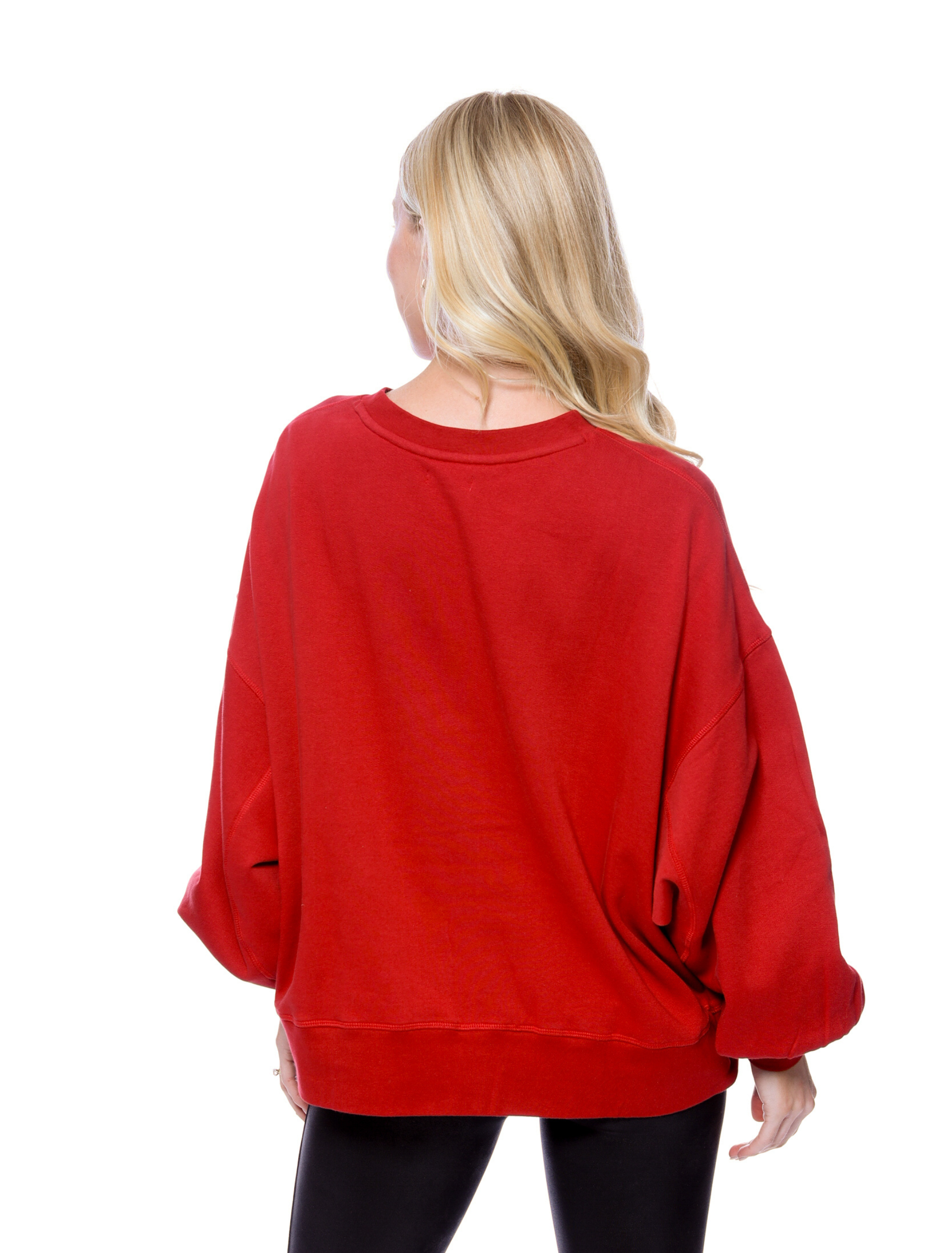 The Oklahoma Sooners Glitter Script Balloon Pullover