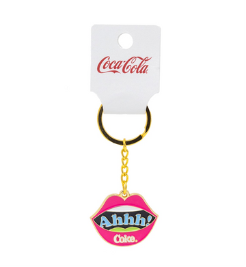 Coca-Cola? Lips Enamel Keychain