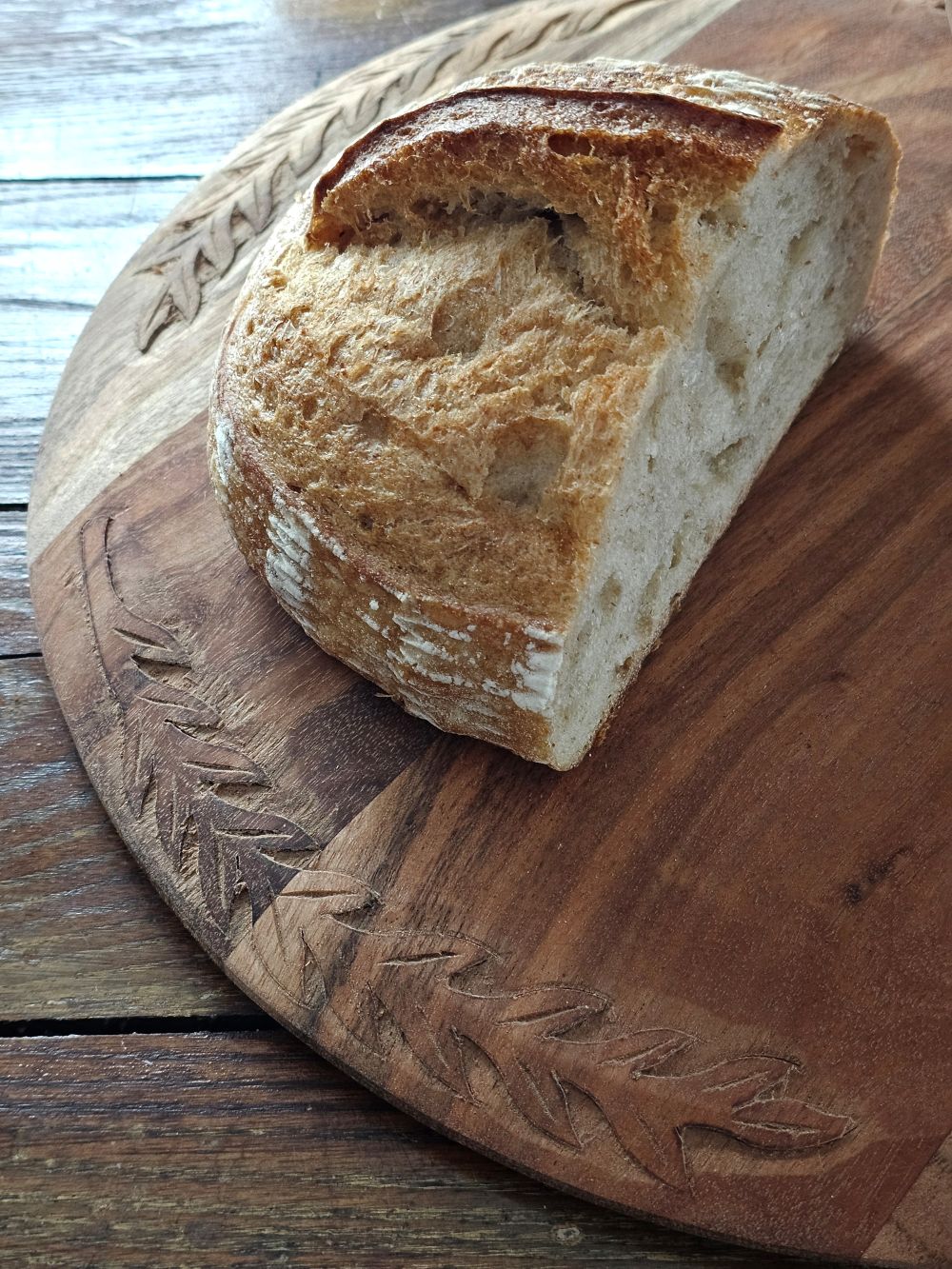 Antique Style Wood Bread Board