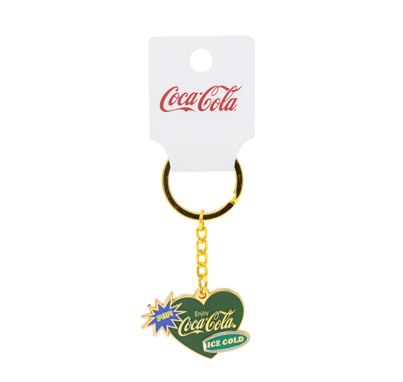 Coca-Cola? Always Heart Enamel Keychain