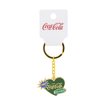 Coca-Cola? Always Heart Enamel Keychain