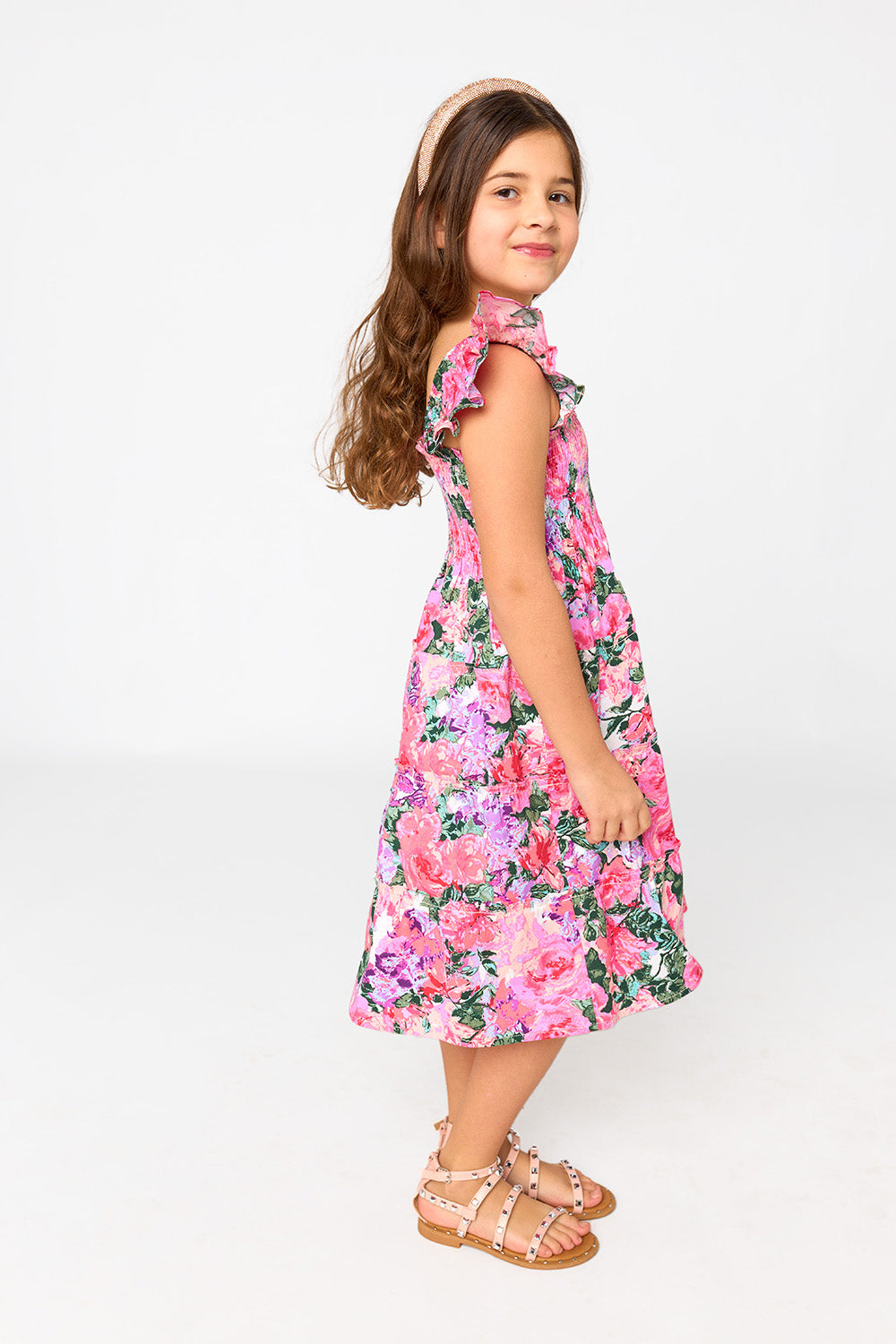 Nori Girl's Dress - Royalty