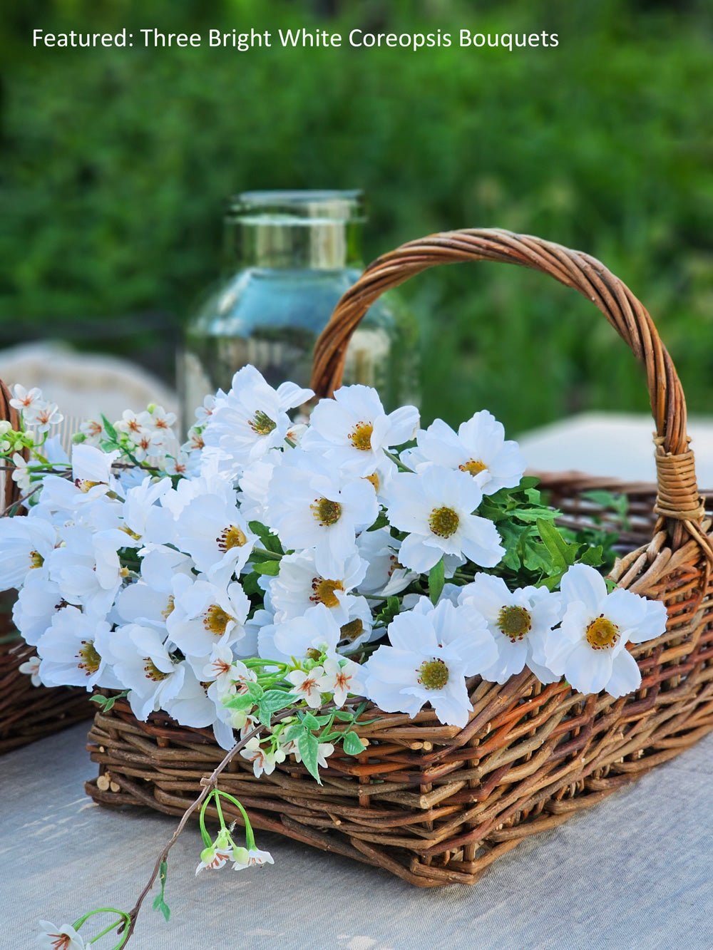 Bright White Coreopsis Bouquet