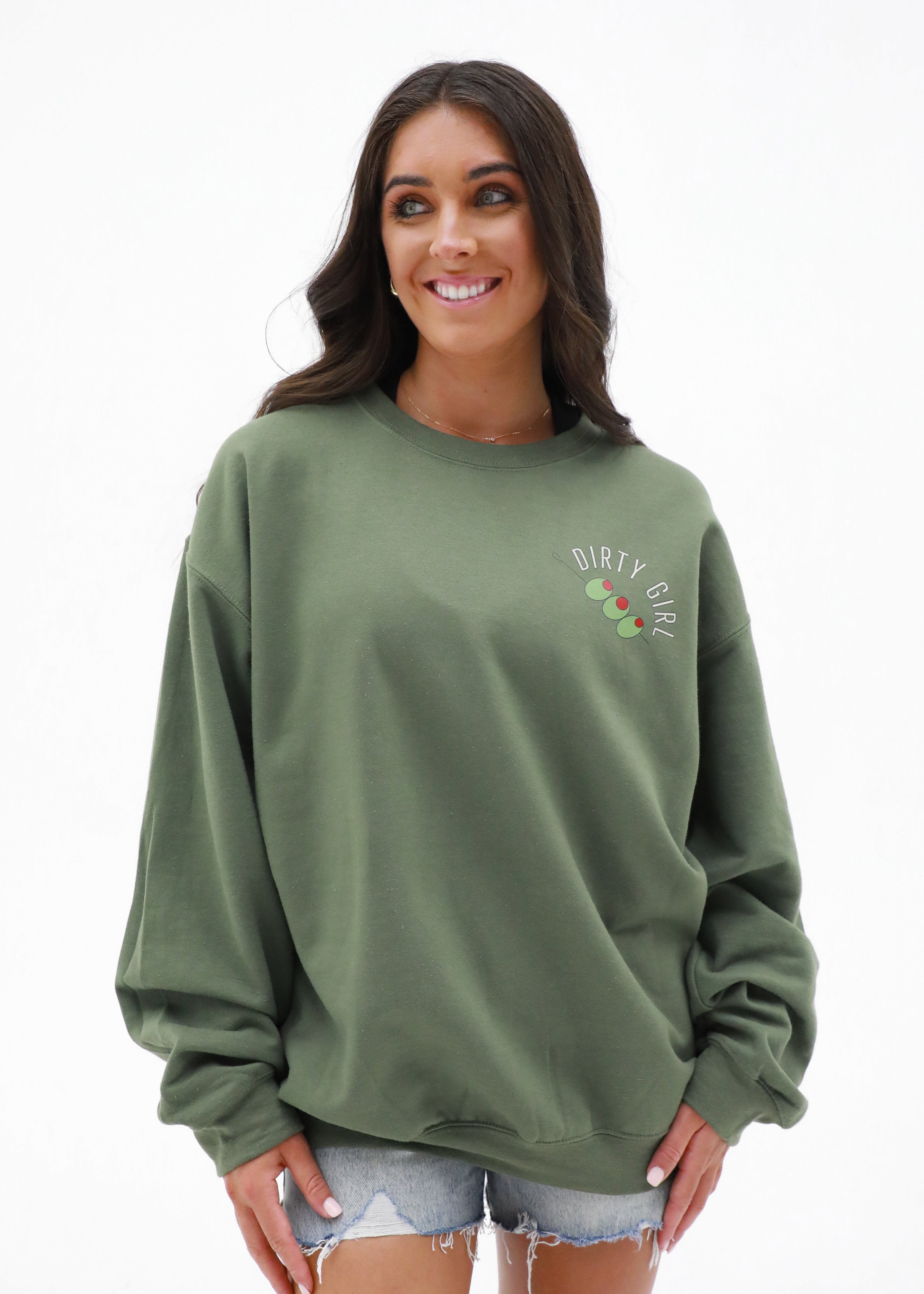 Merry Crewneck Sweatshirt - Dirty Girl