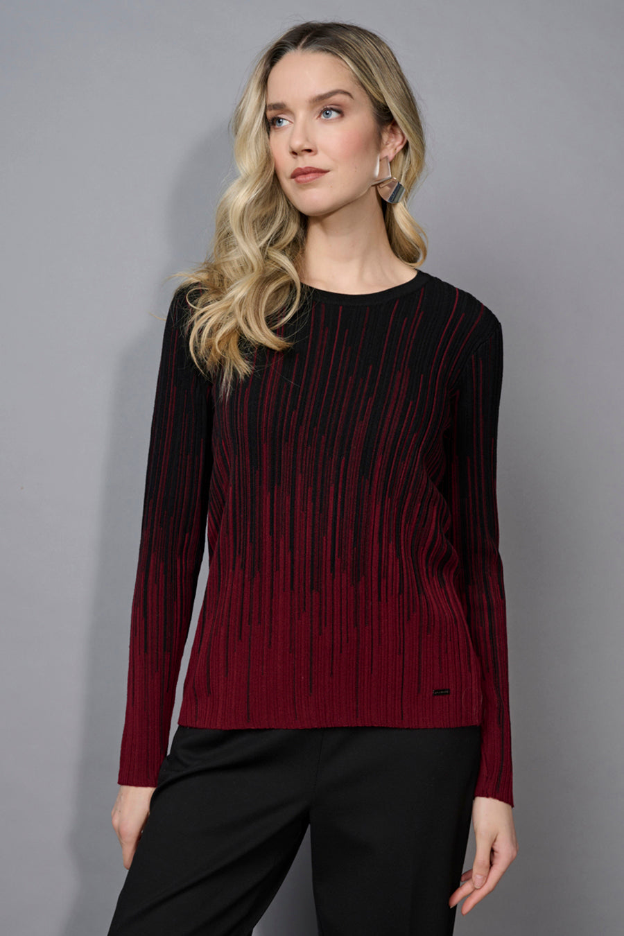Textured Linear Top