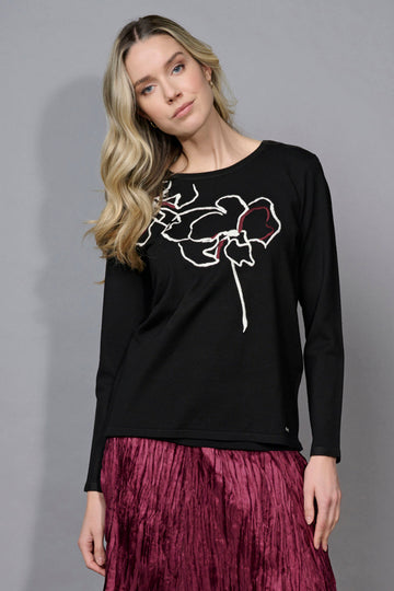 Floral Embroidery Top