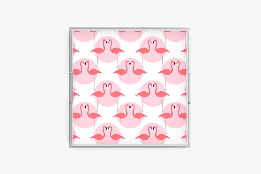 Flamingo Acrylic Tray