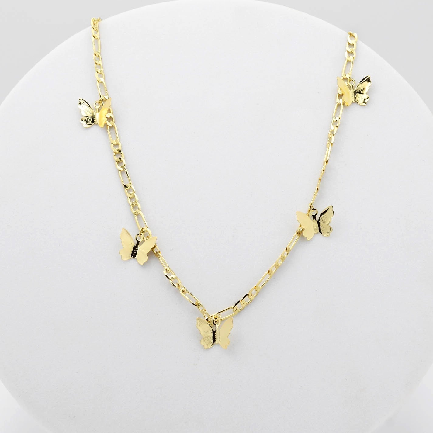Flying Butterflies Chain Necklace