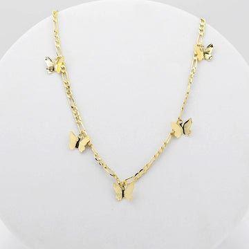 Flying Butterflies Chain Necklace
