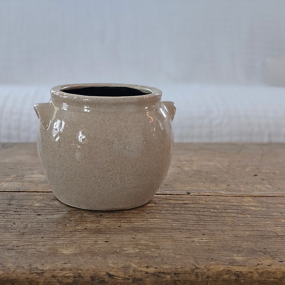 French Style Stoneware Confit Crock