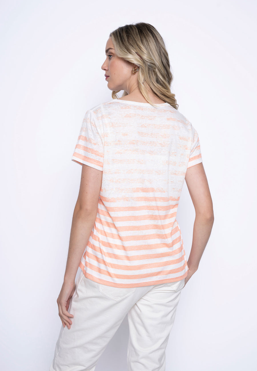 Stripe Printed Top