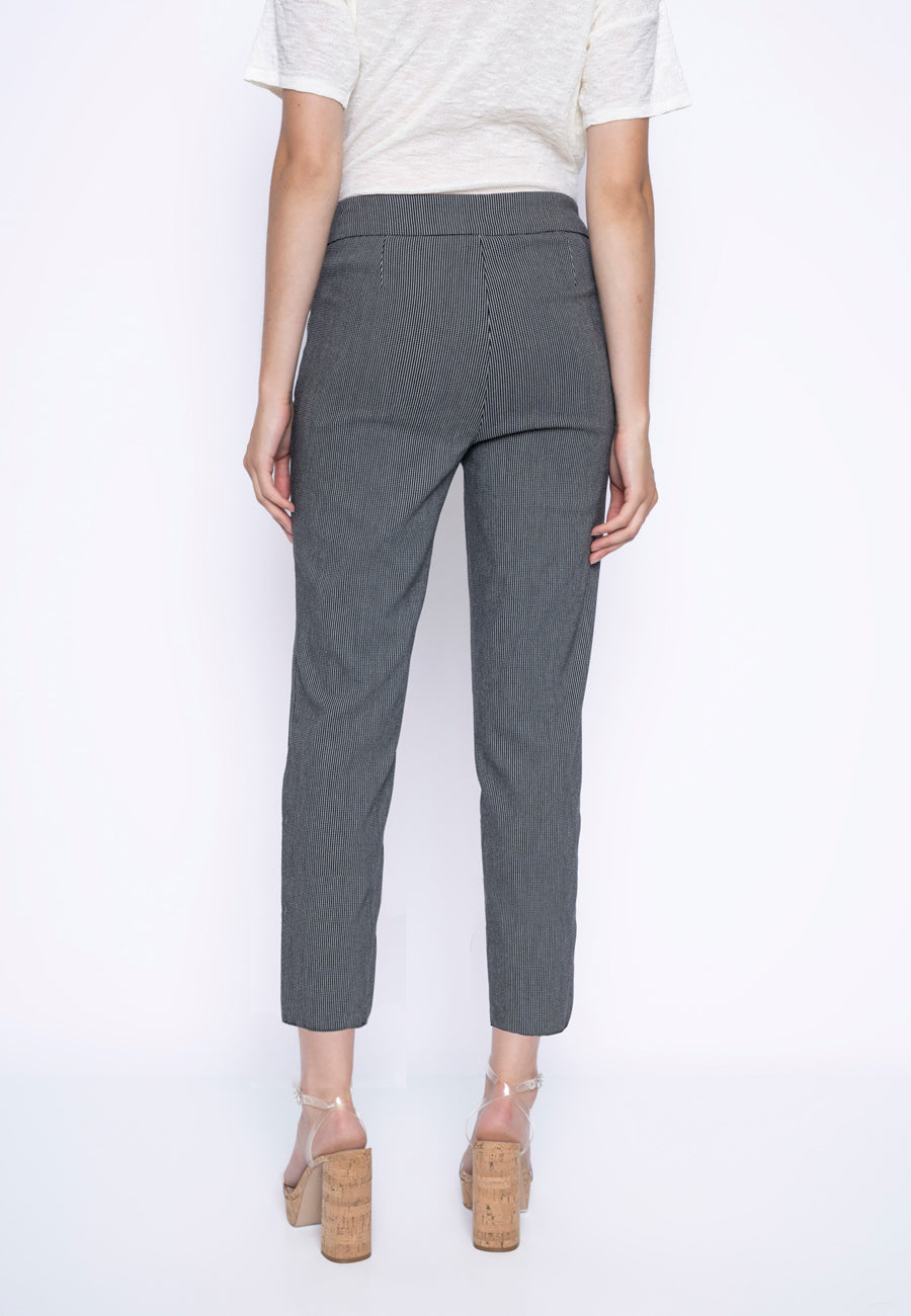 Dotted Bengaline Ankle Length Pants