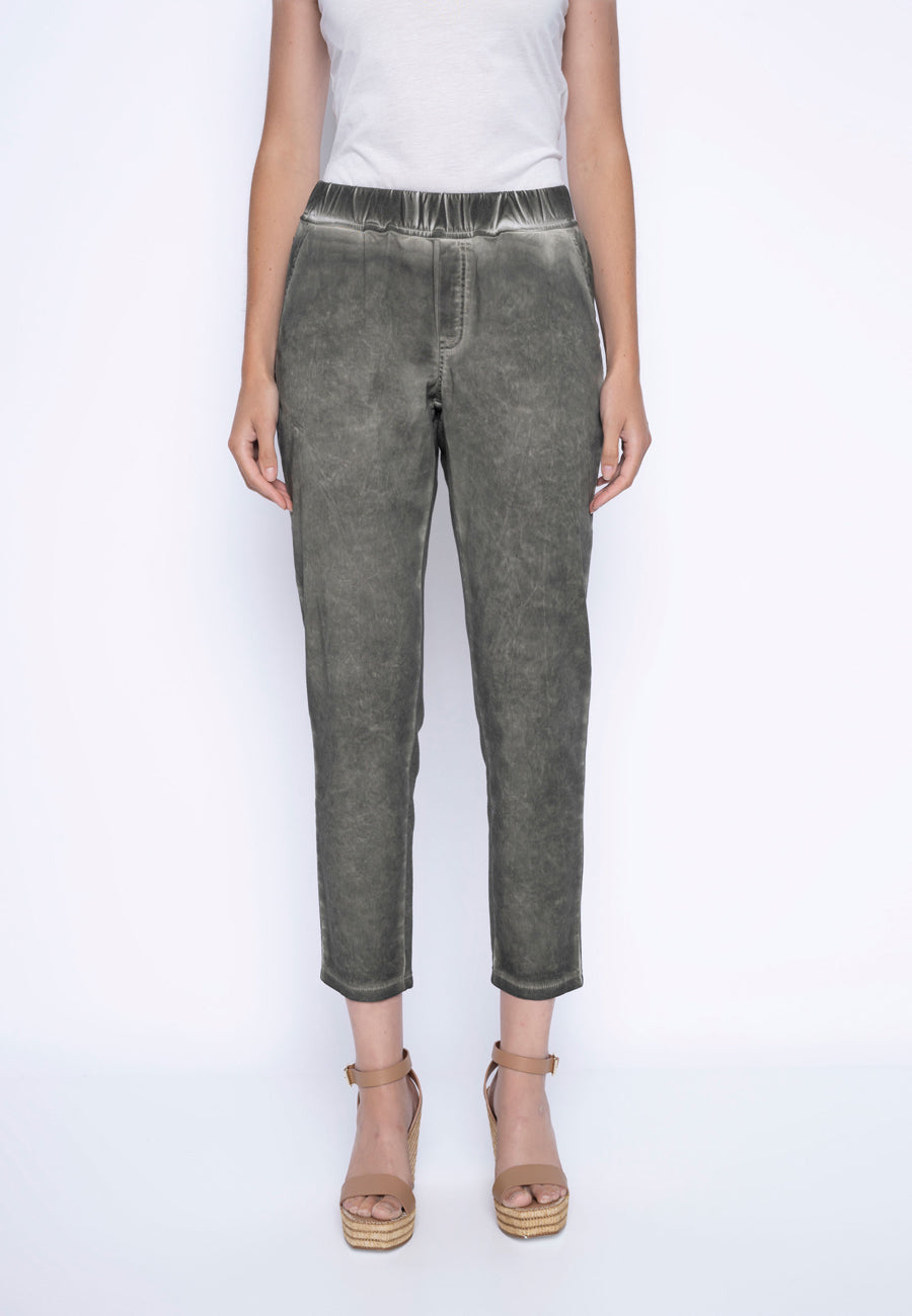 Ankle-Length Cuffed Pants