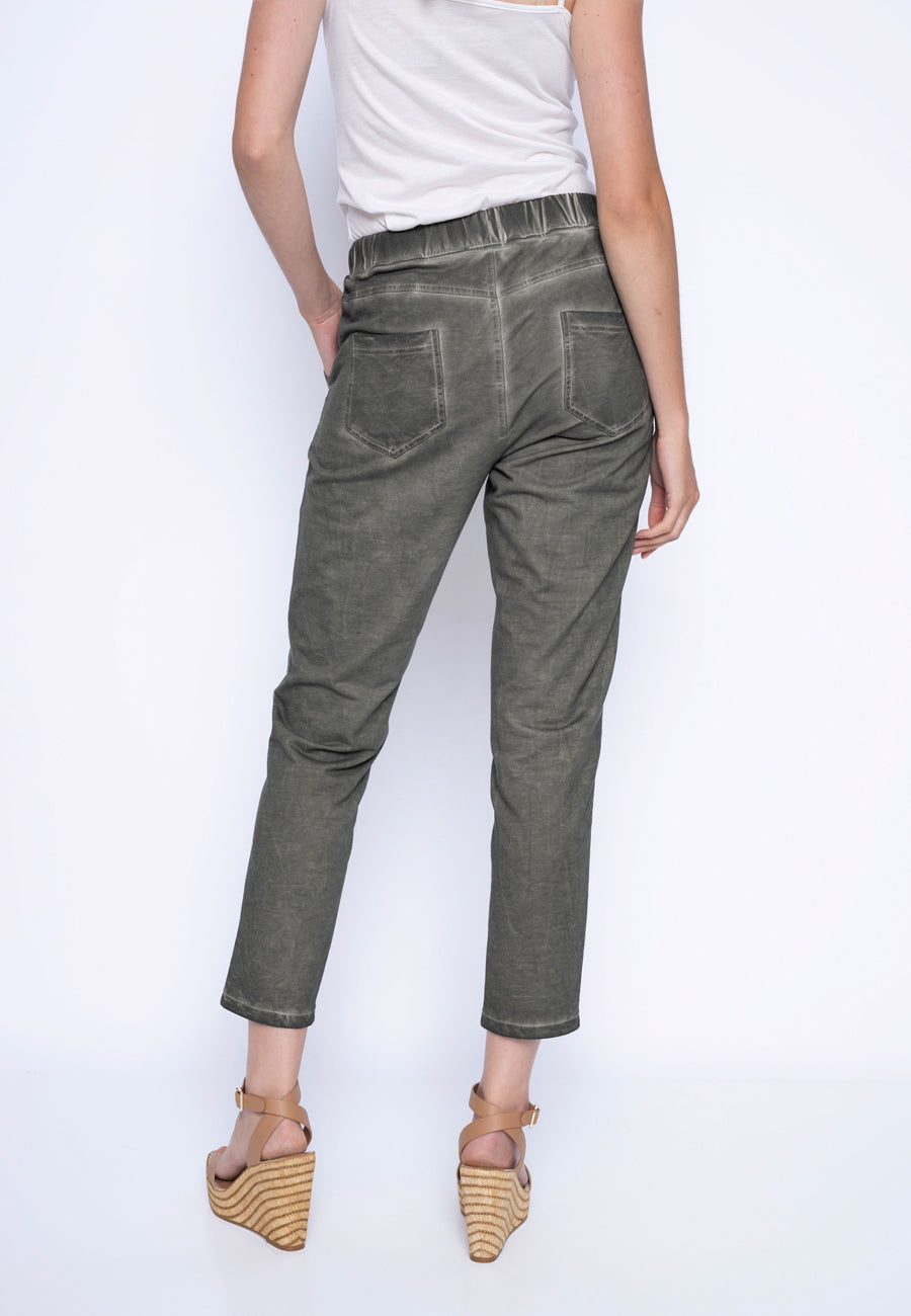 Ankle-Length Cuffed Pants