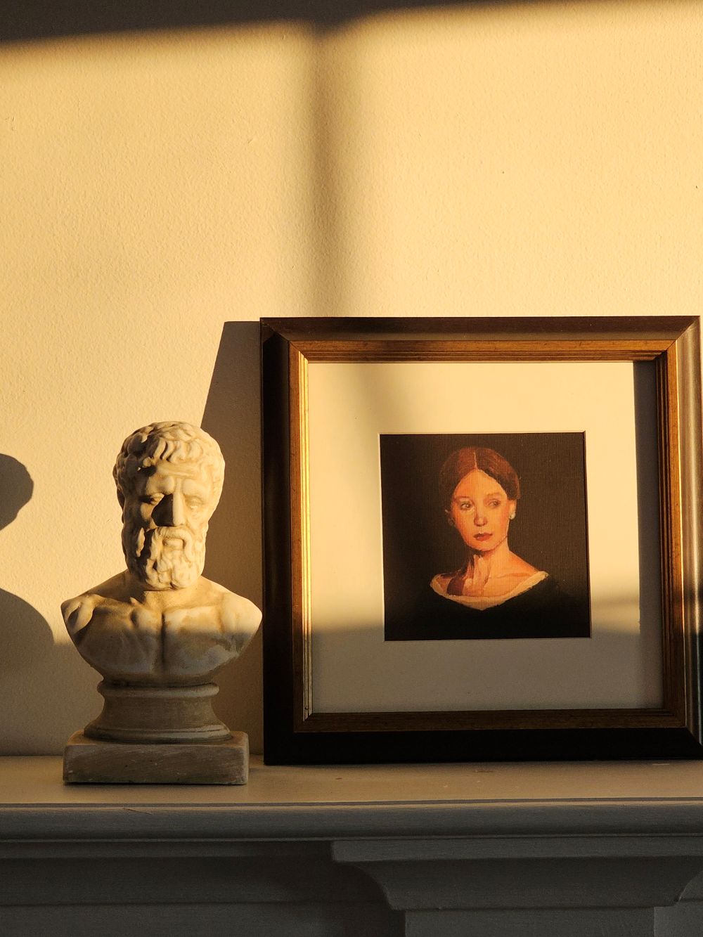 Lady in Waiting Portrait Art Print