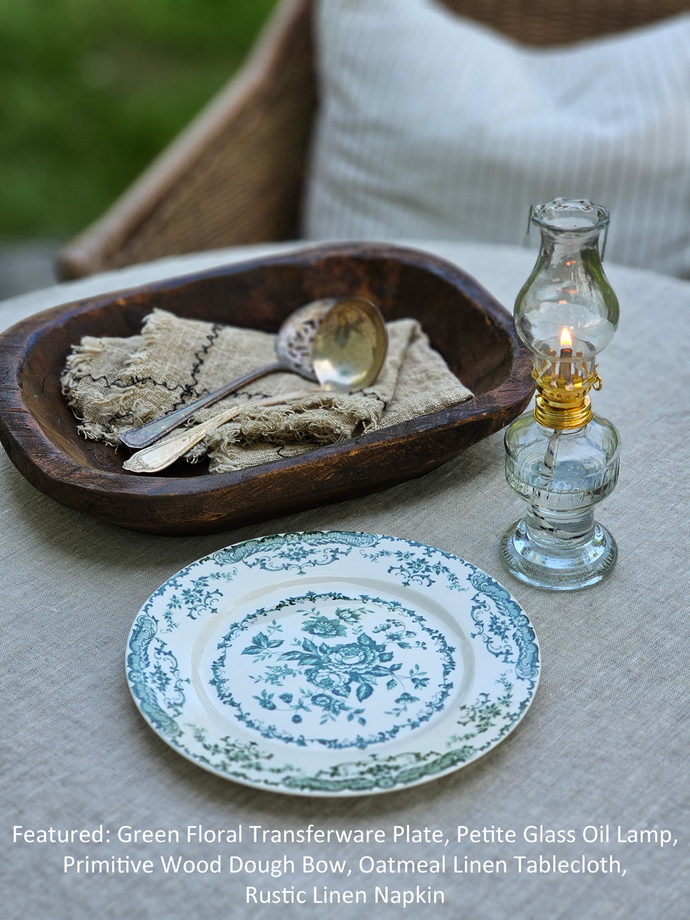 Primitive Wood Dough Bowl