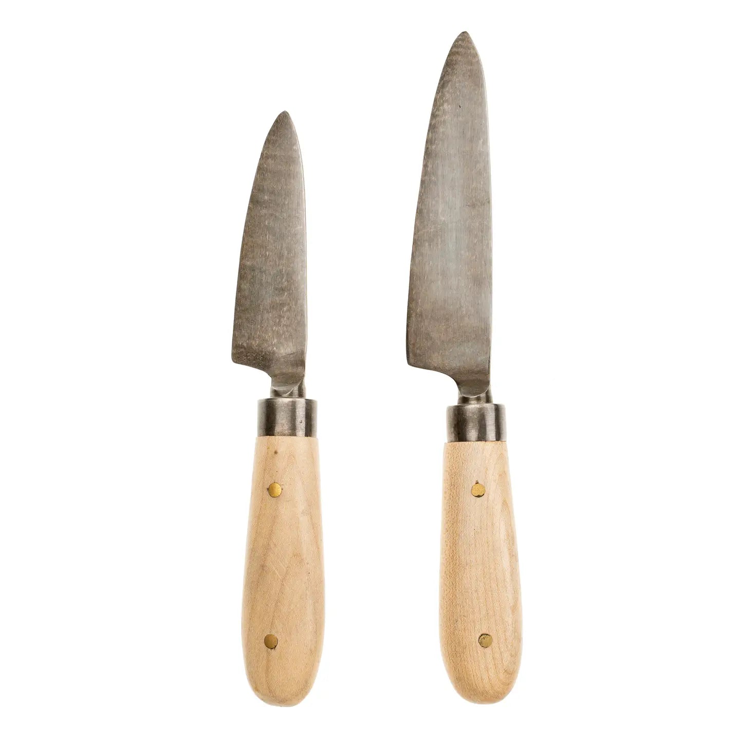Hand-Forged Cheese Knives, Set of Two