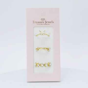 Harmony Pearl Ring Set