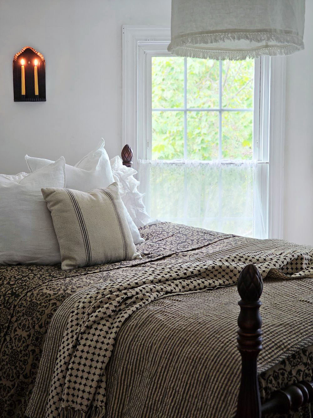 Heritage Reversible Bed Coverlet Blanket