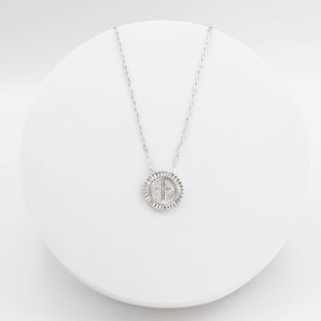 Grace Cross Silver Necklace