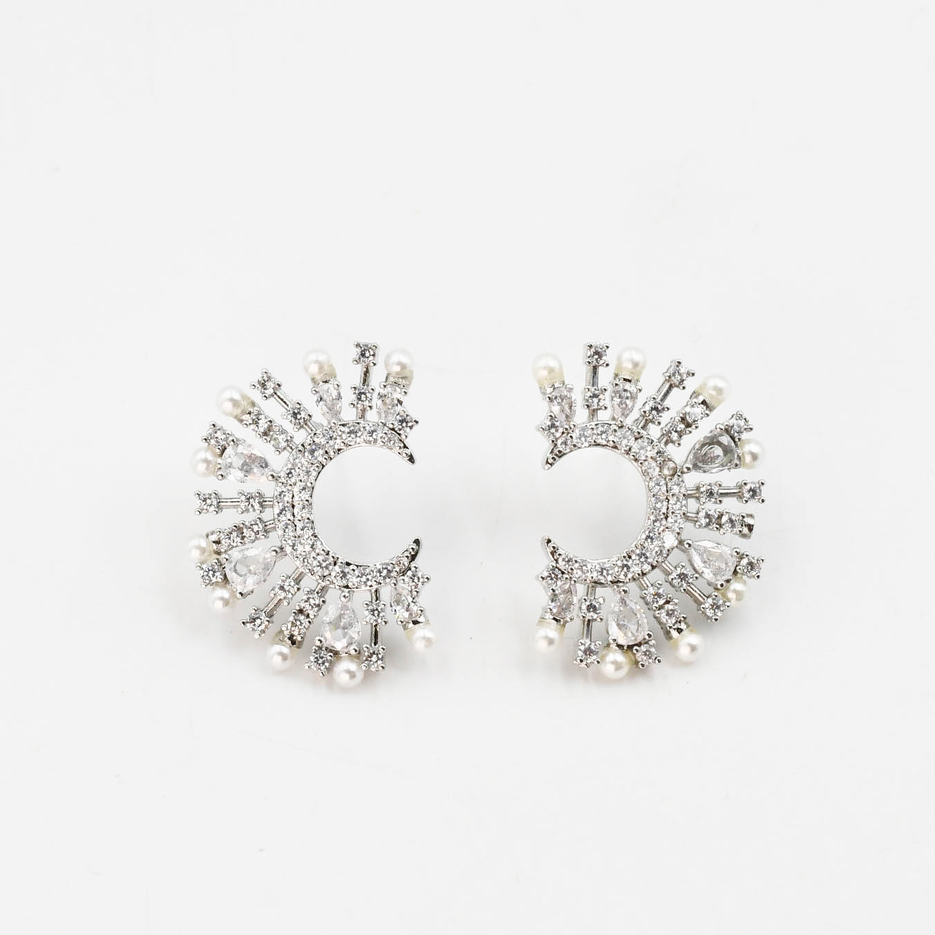 Going out Tonight Silver Earrings
