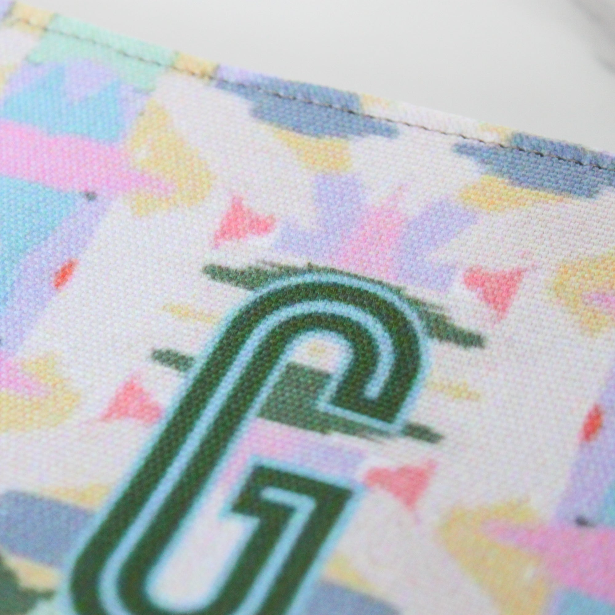 Single Initial - Large Flat Zip Pouch Mila Lilac - New!