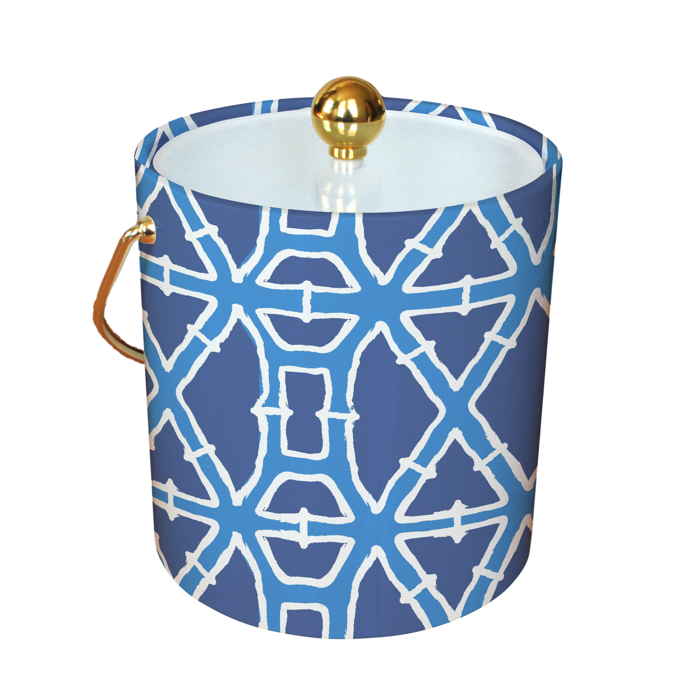 Bamboo Ice Bucket (Pink)