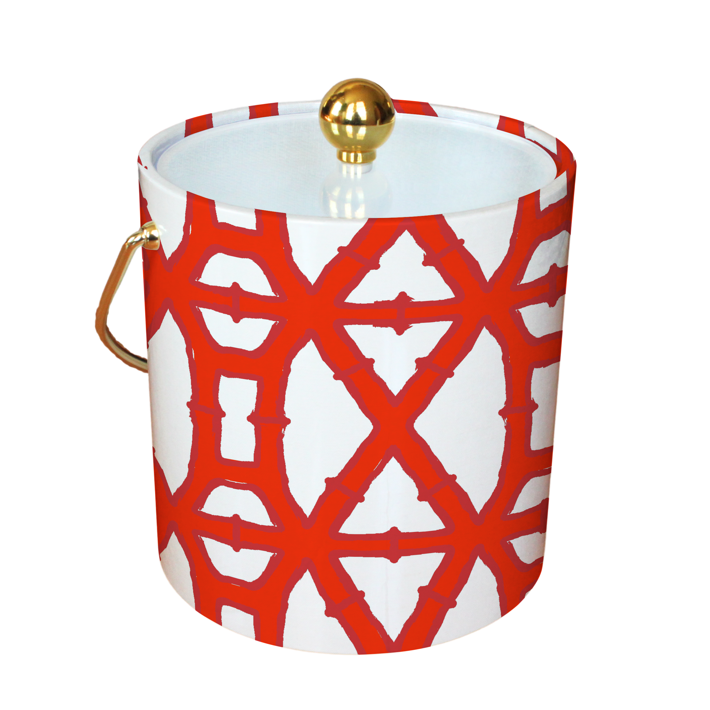 Bamboo Ice Bucket (Pink)