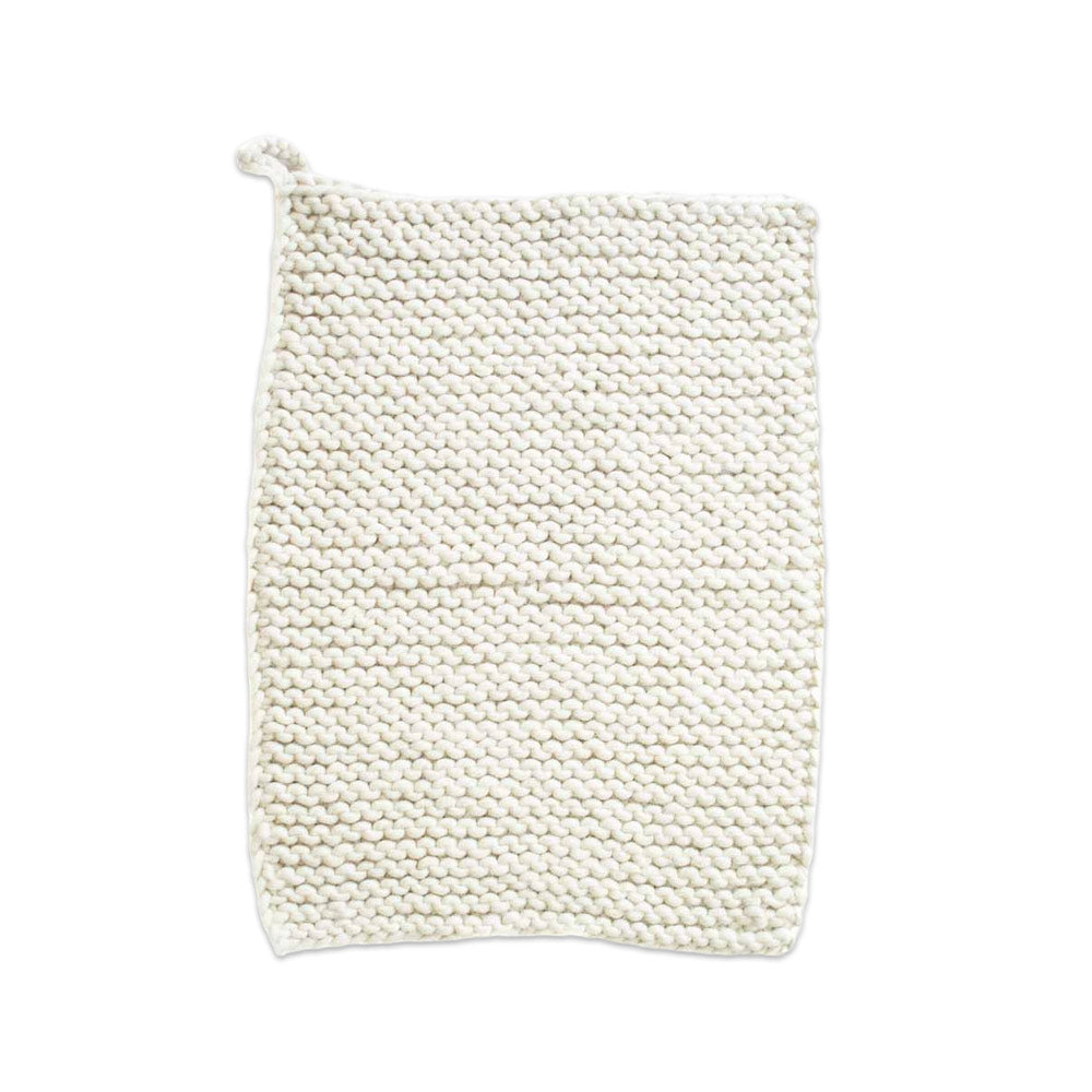 Knitted Wool Dish Drying Mat
