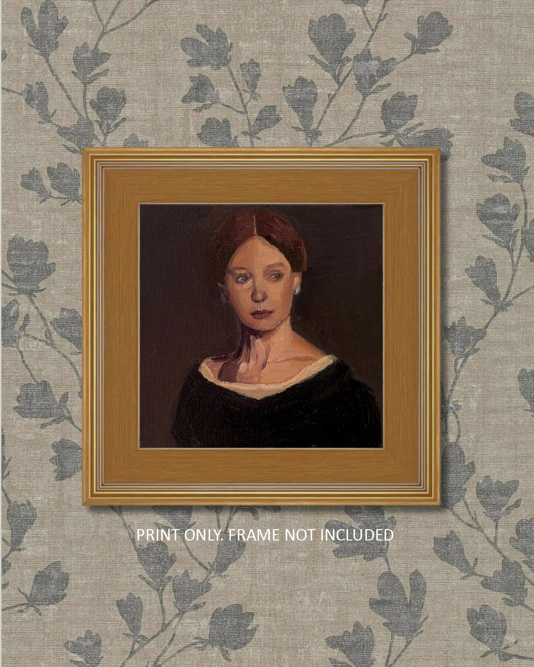 Lady in Waiting Portrait Art Print