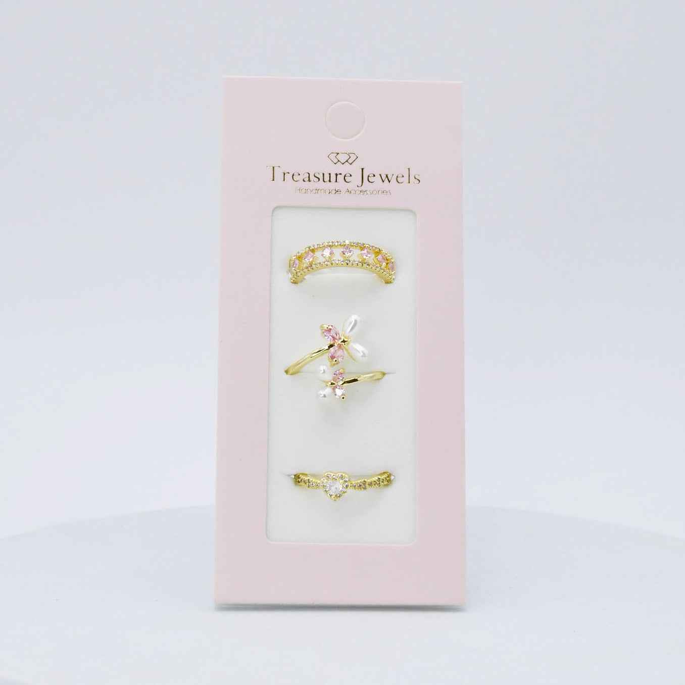 Love Butterfly Ring Set