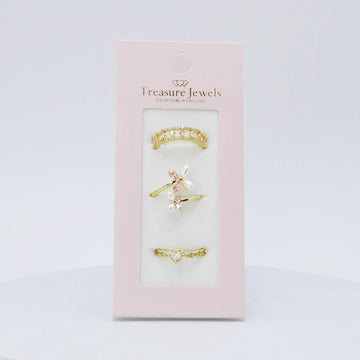 Love Butterfly Ring Set