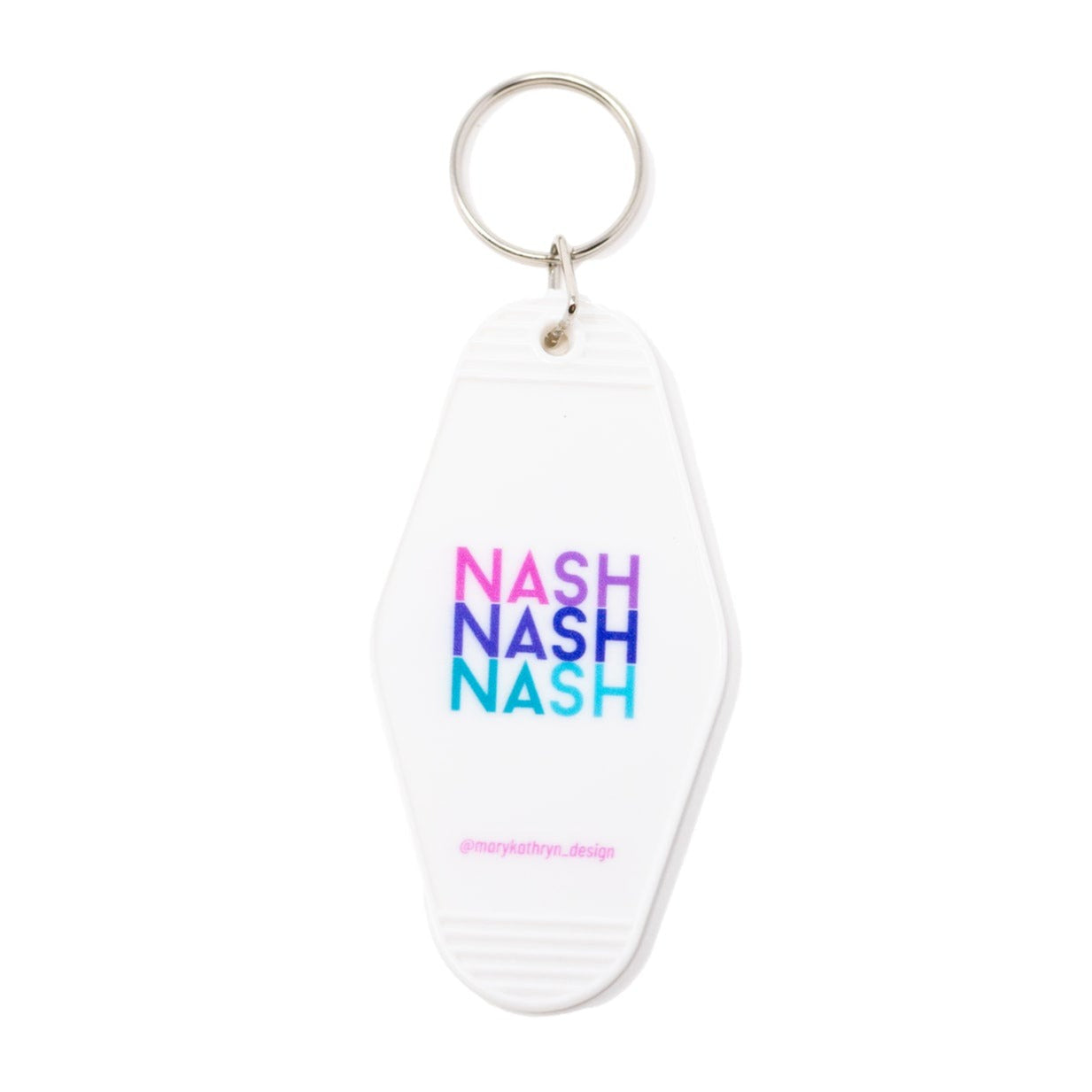 NASH Repeat Keychain (White)