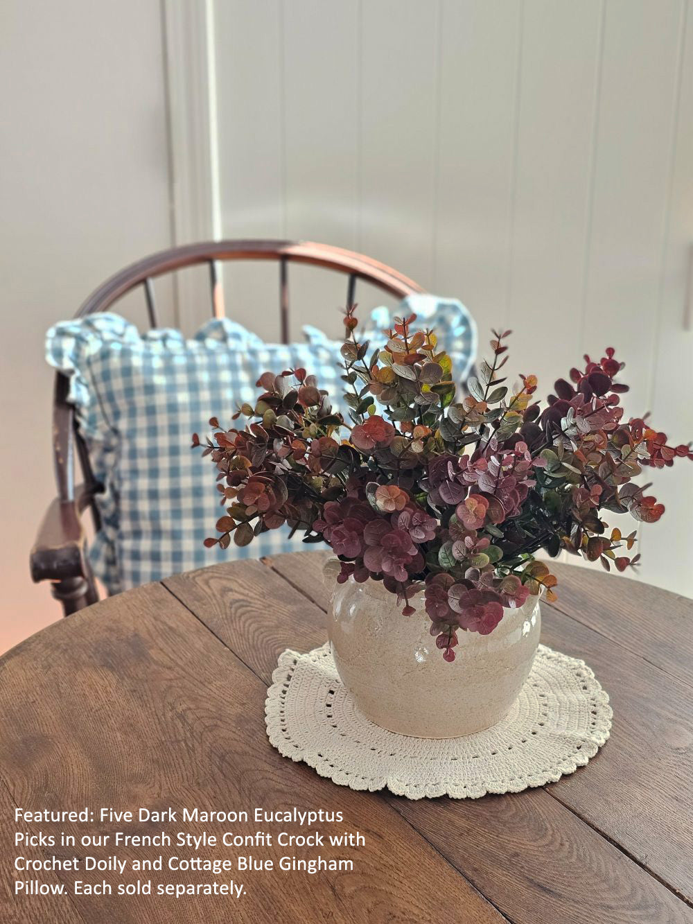 French Style Stoneware Confit Crock