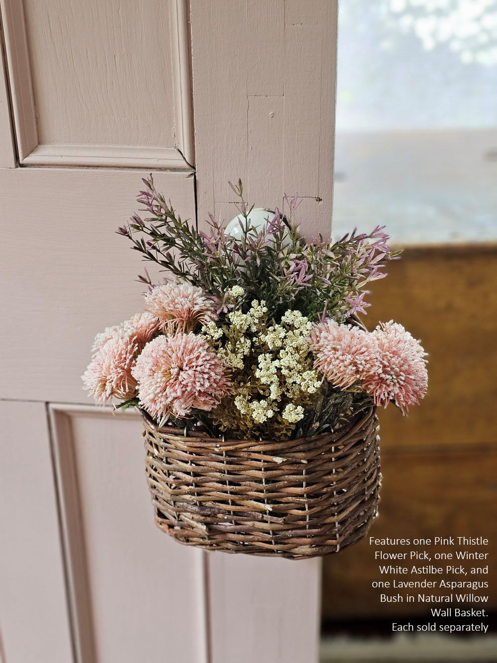 Winter White Astilbe Pick