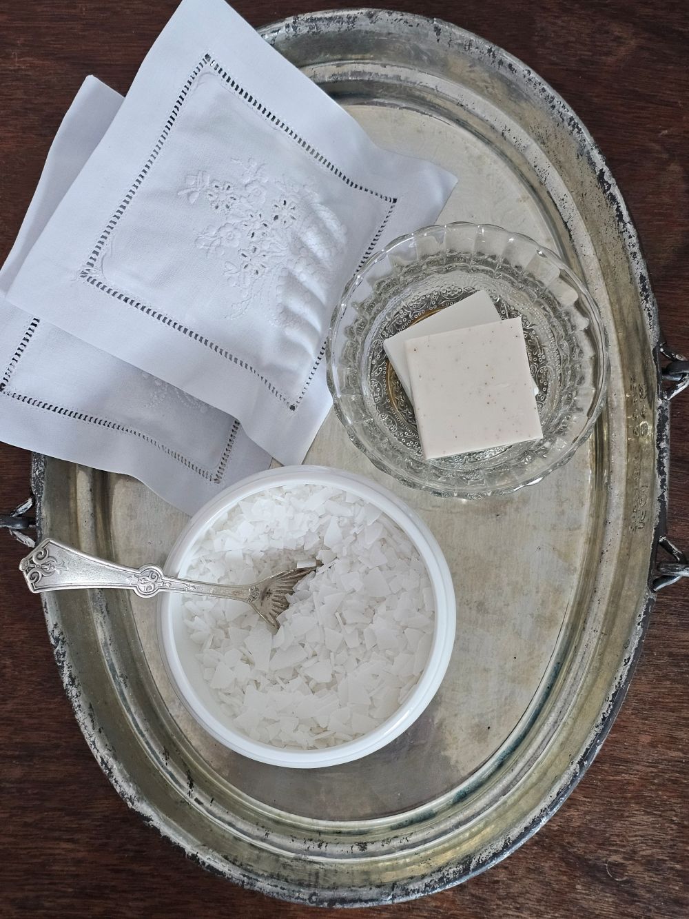 Embroidered Lavender Sachet