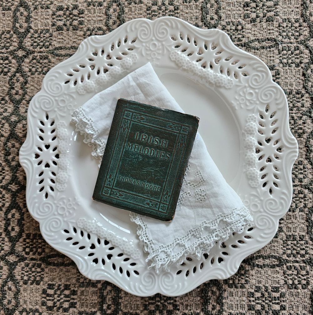 Antique Little Leather Books, Set of Three