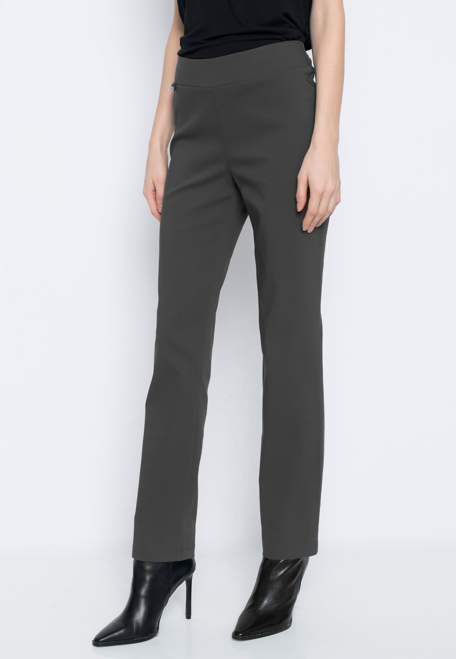 Pull-On Straight Leg Pants