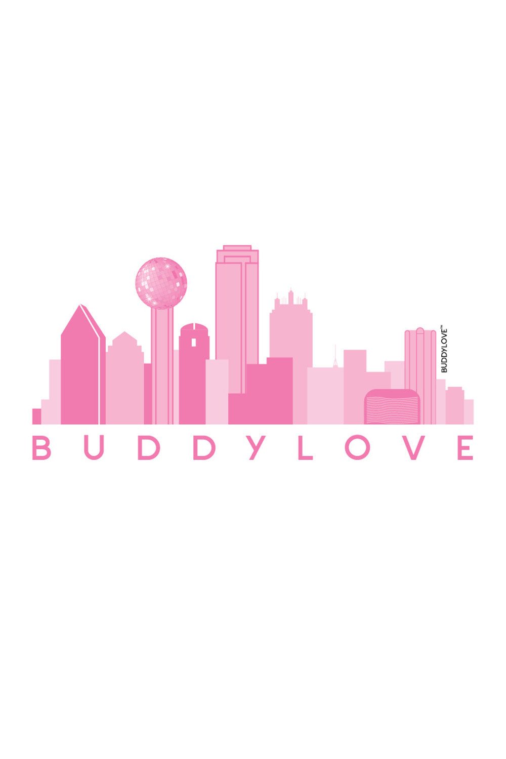 D-Town Skyline Sticker