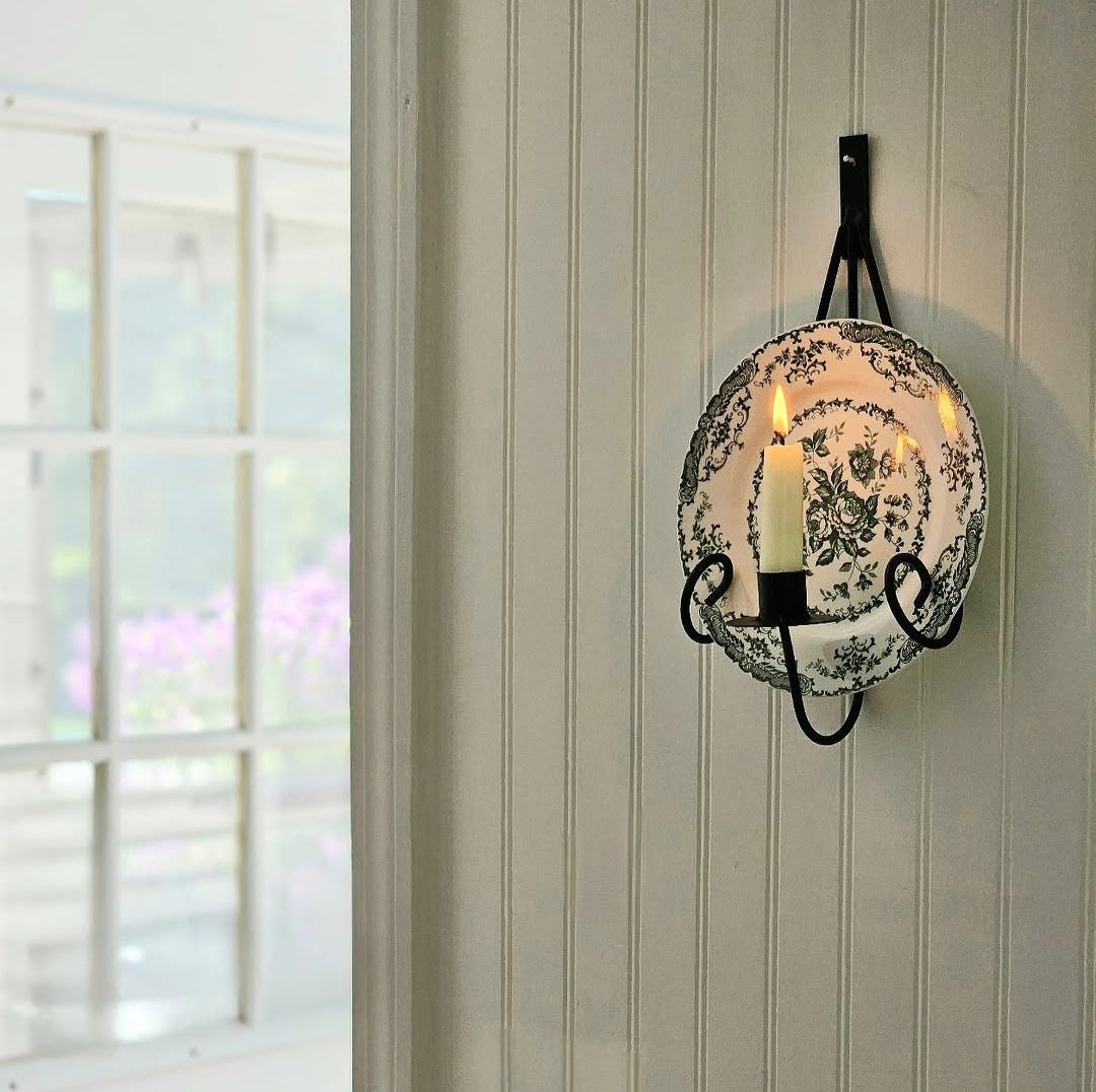 Taper Candle Sconce and Plate Holder