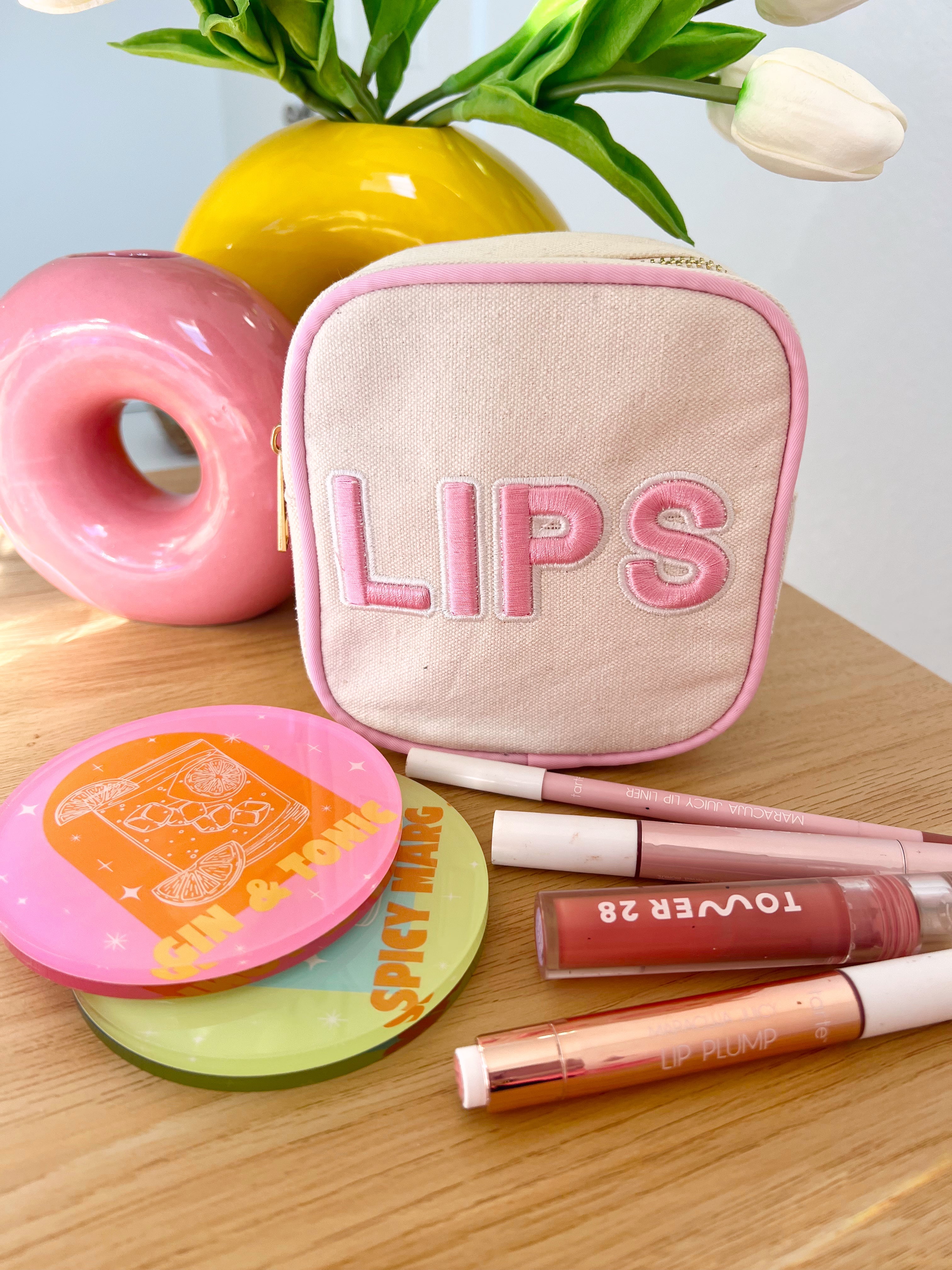 Lips Canvas Mini - Pink