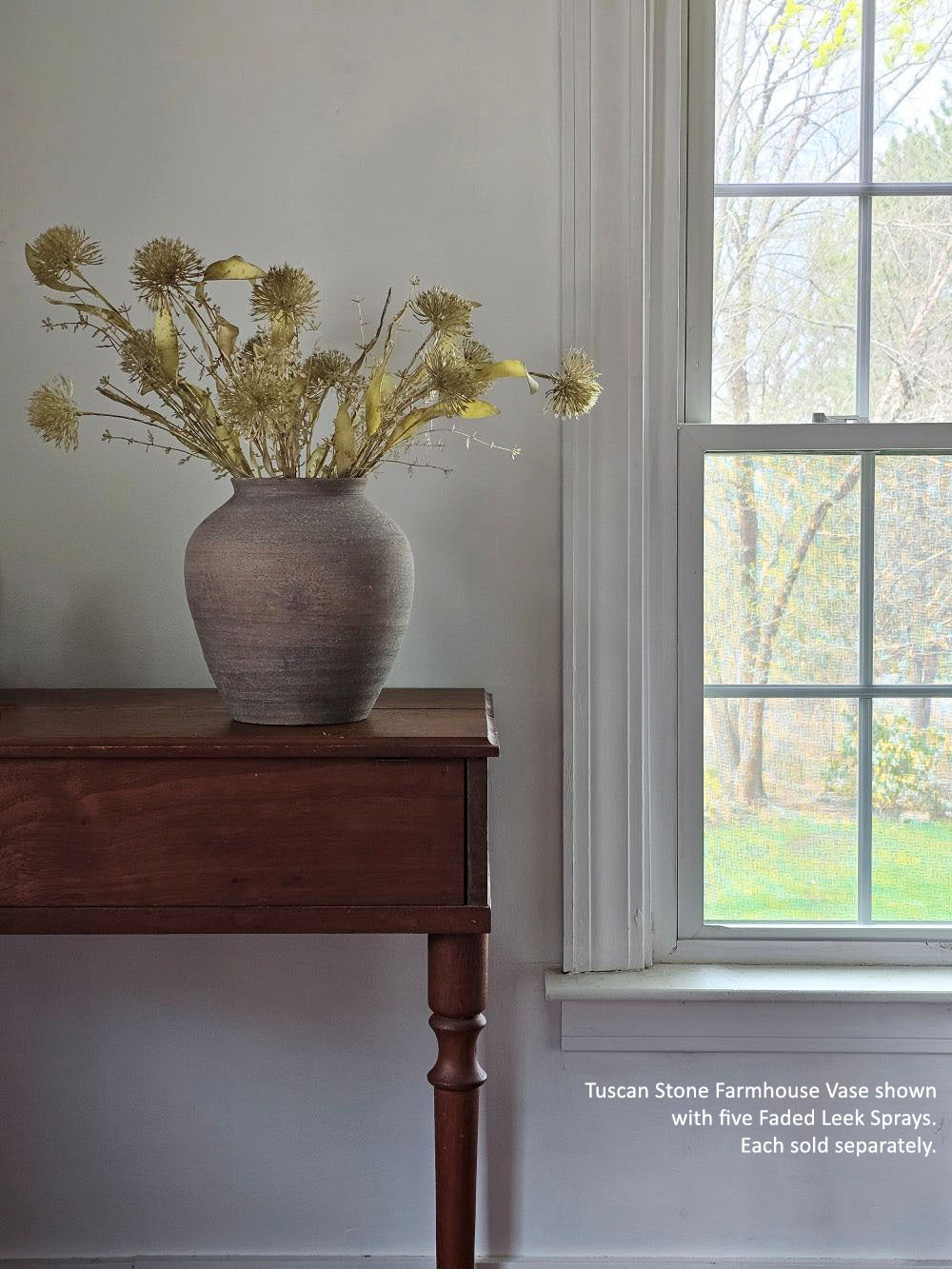 Tuscan Stone Farmhouse Vase