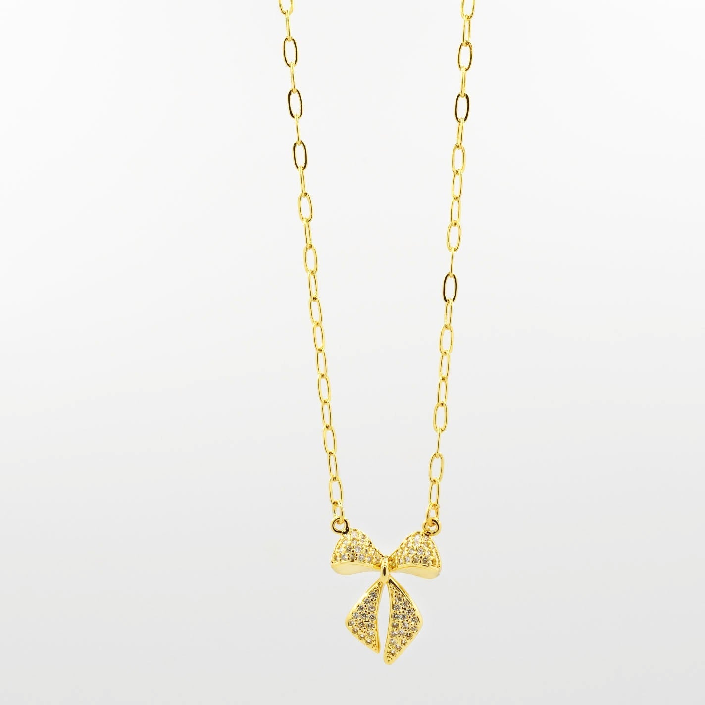 Twinkle Bow Necklace